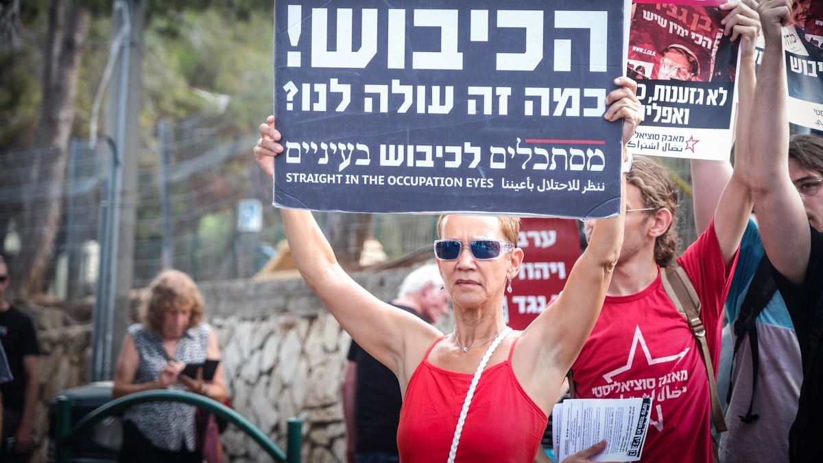 a person holding a sign